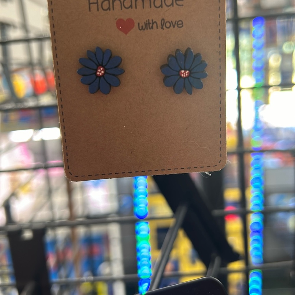 Flower earrings